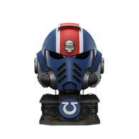 Warhammer Collectibles 1/1 Scale Uitramarines Lieutenant Titus' MKX Helmet & Display Stand