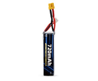 HGLRC 720mAh 2S 100C 7.6V LiHV LiPo Battery Long Type XT30 [DG]