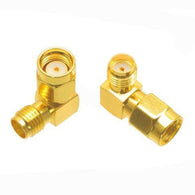 Antenna Adaptor 90 Degree RP-SMA Male to SMA Female (Hole to Hole) 1 PCS-FpvFaster