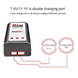 HOTRC B3 10W 1.6A AC Battery Balance Charger for 2S-3S LiPo Battery-FpvFaster