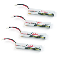 HappyModel 300mAh 1S 30C 3.8V LiPo Battery PH2.0 Mobula7 4PCS [DG]-FpvFaster