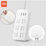 Original Xiaomi Mi Power Socket Strip With 3 USB 5V 2.1A Fast Charging Extension 6 Sockets With Safety Door-FpvFaster